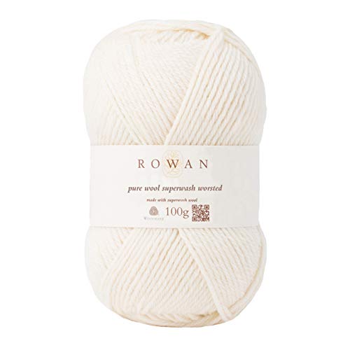 Rowan 9802170-00102 Handstrickgarn, 100% Wolle, Soft Cream, onesize von Rowan