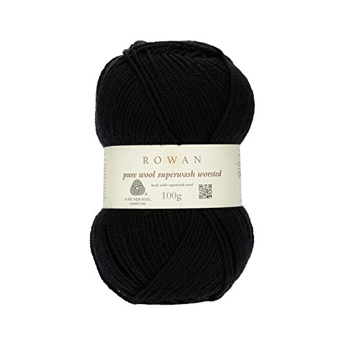 Rowan 9802170-00109 Handstrickgarn, 100% Wolle, Black, onesize Rowan 9802170-00109 Handstrickgarn, 100% Wolle, Black, onesize von Rowan