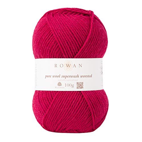 Rowan 9802170-00124 Handstrickgarn, 100% Wolle, Rich Red, onesize Rowan 9802170-00124 Handstrickgarn, 100% Wolle, Rich Red, onesize von Rowan