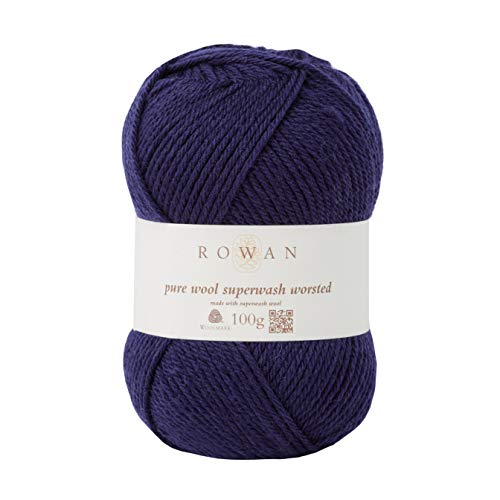 Rowan 9802170-00149 Handstrickgarn, 100% Wolle, Navy, OneSize von Rowan