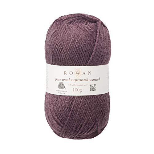 Rowan 9802170-00190 Handstrickgarn, 100% Wolle, Mauve Mist, onesize Rowan 9802170-00190 Handstrickgarn, 100% Wolle, Mauve Mist, onesize von Rowan