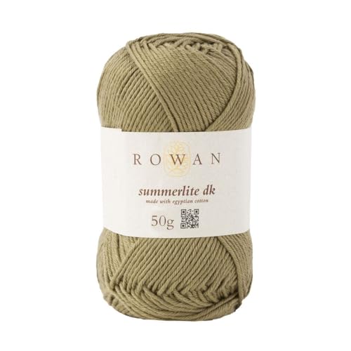 Rowan 9802191-00461 Handstrickgarn, 100% Baumwolle, Khaki, OneSize, 50 von Rowan