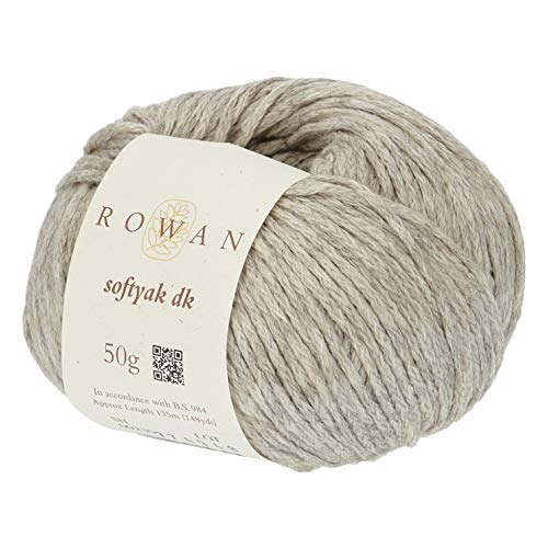 Rowan 9802192-00230 Handstrickgarn, 76% Baumwolle, 15% Yak, 9% Nylon, Cream, OneSize Rowan 9802192-00230 Handstrickgarn, 76% Baumwolle, 15% Yak, 9% Nylon, Cream, OneSize von Rowan