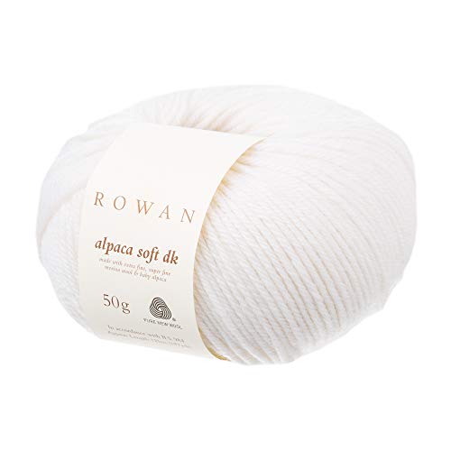 Rowan 9802210-00201 Handstrickgarn, Alpaka, Simply White, onesize von Rowan