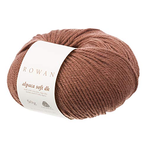 Rowan 9802210-00203 Handstrickgarn, Alpaka, Toffee, onesize von Rowan