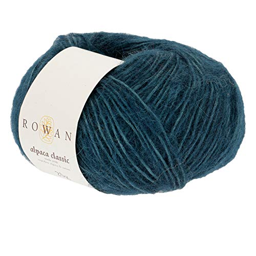 Rowan 9802214-00109 Handstrickgarn, 57% Alpaka, 43% Baumwolle, Deep Teal, onesize, 50 Gramm Rowan 9802214-00109 Handstrickgarn, 57% Alpaka, 43% Baumwolle, Deep Teal, onesize, 50 Gramm von Rowan