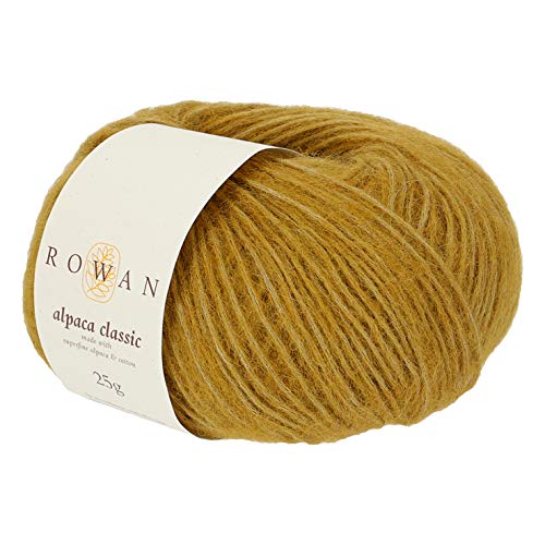 Rowan 9802214-00112 Handstrickgarn, 57% Alpaka, 43% Baumwolle, Willow, 6,4cm x 6,4cm x 11cm, 50 Gramm von Rowan