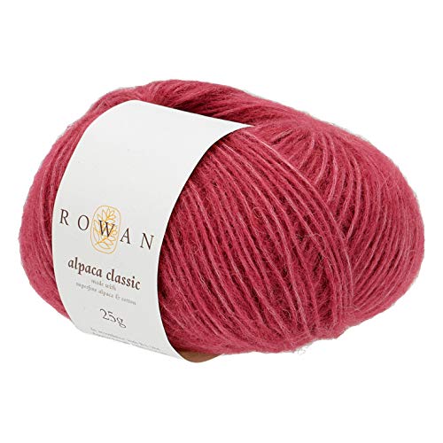 Rowan 9802214-00125 Handstrickgarn, 57% Alpaka, 43% Baumwolle, Berry Sorbet, onesize von Rowan
