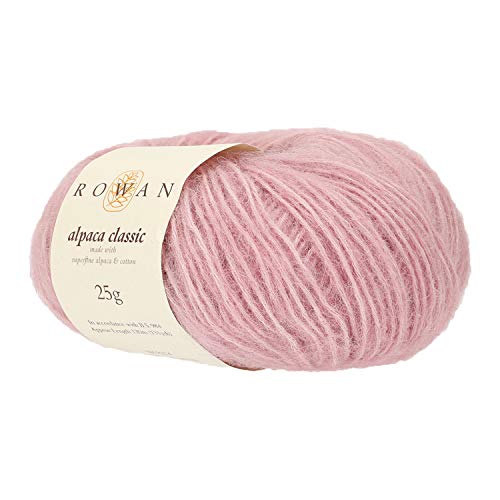 Rowan 9802214-00129 Handstrickgarn, 57% Alpaka, 43% Baumwolle, Salmon, onesize, 50 Gramm von Rowan