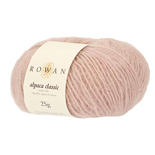 Rowan 9802214-00130 Handstrickgarn, 57% Alpaka, 43% Baumwolle, Dusk, 6,4cm x 6,4cm x 11cm, 50 Gramm von Rowan