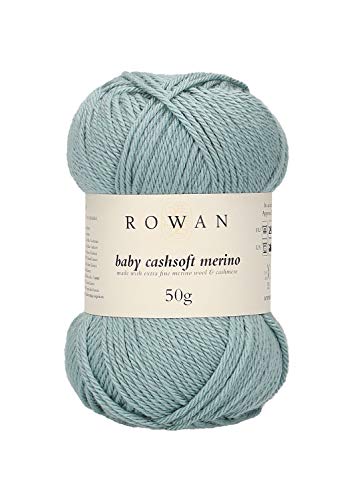 Rowan 9802218-00108 Handstrickgarn, 57% Wolle, 33% Polyacryl, 10% Kaschmir, Seagreen, onesize von Rowan