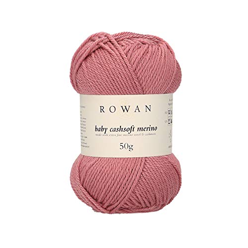 Rowan 9802218-00115 Handstrickgarn, 57% Wolle, 33% Polyacryl, 10% Kaschmir, Rosy, onesize von Rowan