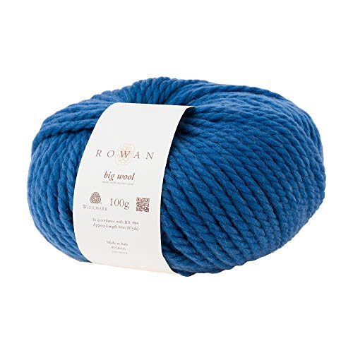 Rowan Big Wool – 052 – Stahlblau, Wolle, S, 80 von Rowan