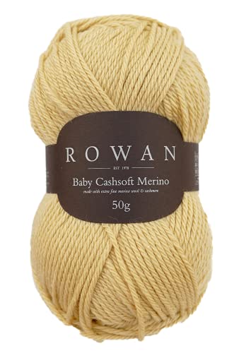 Rowan Wolle Baby Cashsoft Merino color 124, weiche Babywolle aus Merinowolle mit Kaschmir zum Stricken oder Häkeln, 9802218 von Rowan