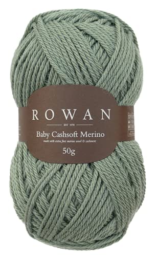 Rowan Wolle Baby Cashsoft Merino color 125, weiche Babywolle aus Merinowolle mit Kaschmir zum Stricken oder Häkeln, 9802218 von Rowan