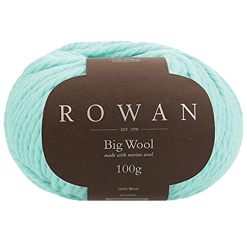 Rowan Wolle Big Wool dicke Merinowolle, Wolle für Nadelstärke 10 - 15 mm (92 oasis) von Rowan