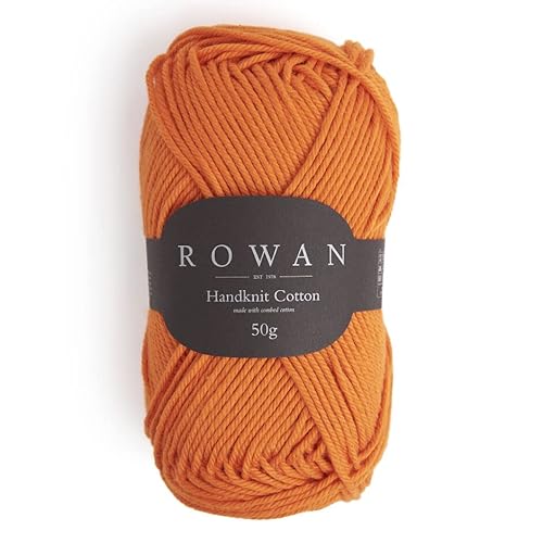Rowan Wolle Handknit Cotton | Sommerwolle reines Baumwollgarn orange Nadelstärke 4 bis 4,5 mm | 100% Baumwolle | zum Häkeln und Stricken | 376 Rowan Wolle Handknit Cotton | Sommerwolle reines Baumwollgarn orange Nadelstärke 4 bis 4,5 mm | 100% Baumwolle | zum Häkeln und Stricken | 376 von Rowan