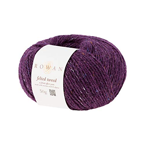 Rowan Z036000-00151 Handstrickgarn, 50% Wolle, Viskose, 25% Alpaka, Bilberry, onesize von Rowan