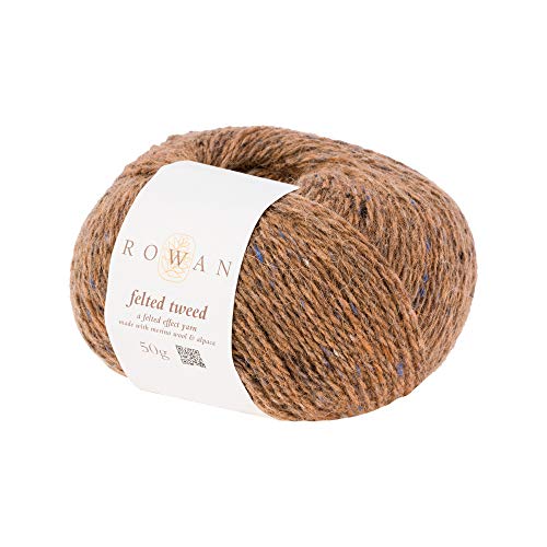Rowan Z036000-00175 Handstrickgarn, 50% Wolle, Viskose, 25% Alpaka, Cinnamon, 50 g von Rowan