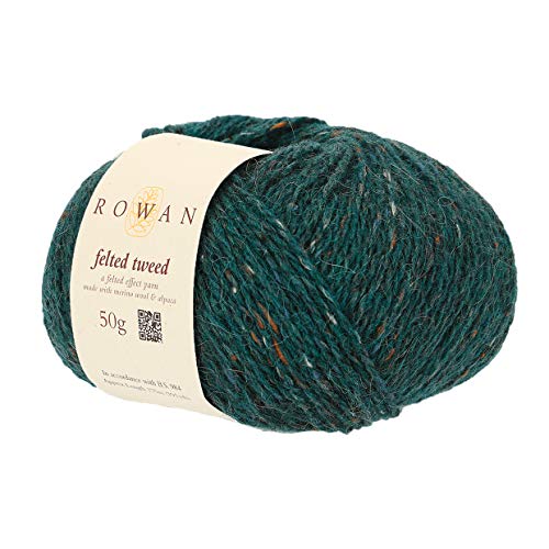 Rowan Z036000-00207 Handstrickgarn, 50% Wolle, Viskose, 25% Alpaka, Bottle Green, onesize, 50 Gramm Rowan Z036000-00207 Handstrickgarn, 50% Wolle, Viskose, 25% Alpaka, Bottle Green, onesize, 50 Gramm von Rowan