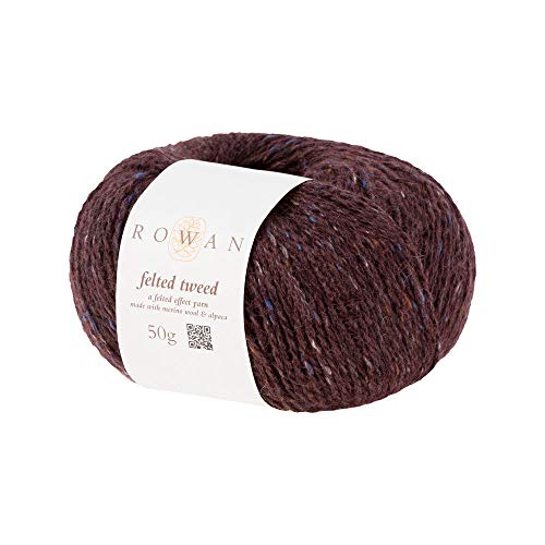 Rowan felted tweed braun-1419-145- 50% Schurwolle-25% Alpaka- 25% Viskose von Rowan