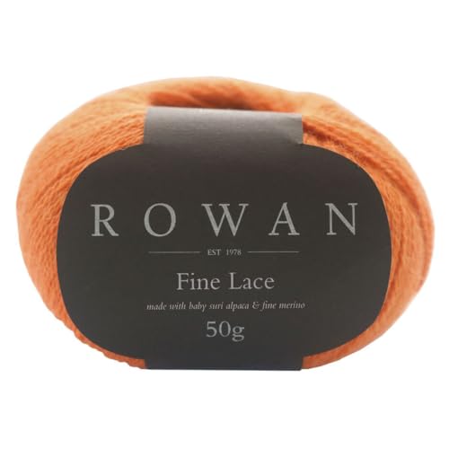 Rowan unkown Handstrickgarn, 80% Alpaka/20% Wolle, 957 Mandarine, onesize, 50 Gramm von Rowan