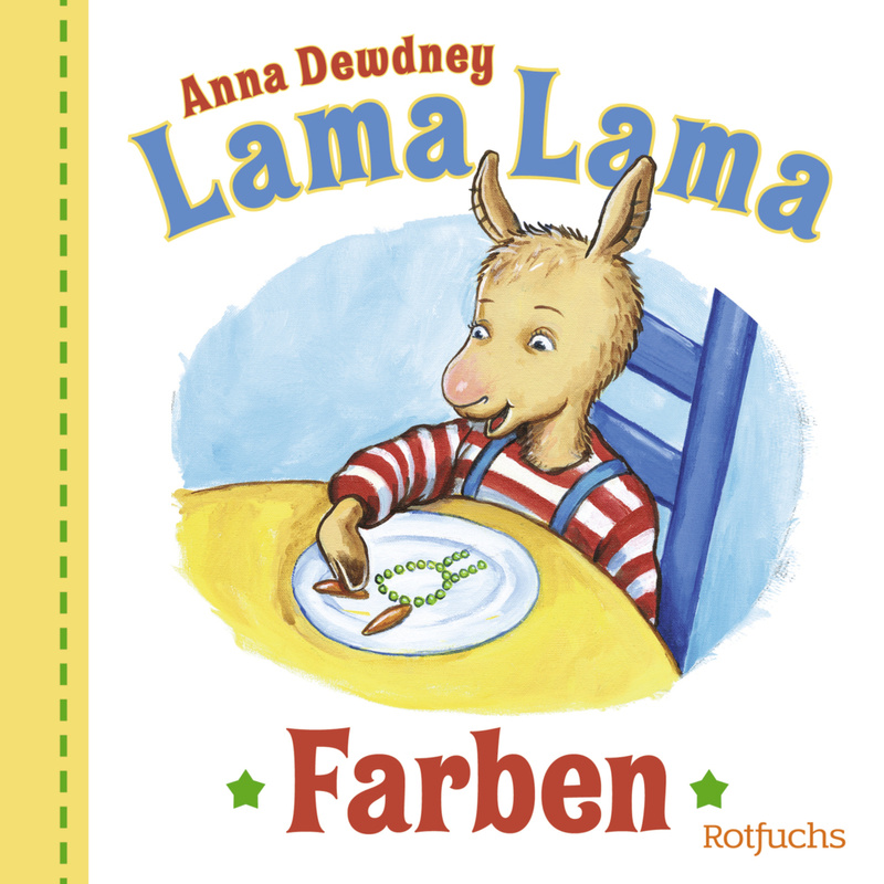 Lama Lama Farben - Anna Dewdney, Pappband von Rowohlt TB.