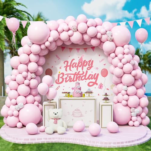 Roxistar Luftballons Rosa, 143 Stück 5 10 12 18 Zoll Rosa Pastell Macarons Latex Luftballon Ballonbogen Girlande Kit für Geburtstag Babyparty Hochzeit Brautdusche Taufe Geschlecht Offenbaren Party Roxistar Luftballons Rosa, 143 Stück 5 10 12 18 Zoll Rosa Pastell Macarons Latex Luftballon Ballonbogen Girlande Kit für Geburtstag Babyparty Hochzeit Brautdusche Taufe Geschlecht Offenbaren Party von Roxistar