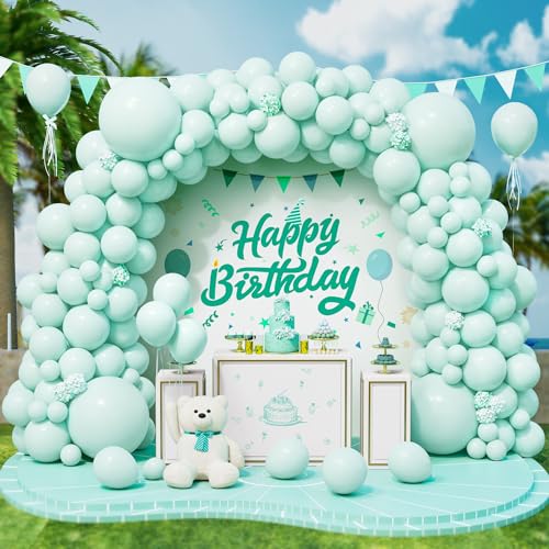 Roxistar Luftballons Türkis, 143 Stück 5 10 12 18 Zoll Blau Teal Pastell Macarons Helium Latex Luftballon Bohnengrüne Girlande Kit für Jungen Geburtstag Babyparty Hochzeit Brautdusche Taufe Party Deko Roxistar Luftballons Türkis, 143 Stück 5 10 12 18 Zoll Blau Teal Pastell Macarons Helium Latex Luftballon Bohnengrüne Girlande Kit für Jungen Geburtstag Babyparty Hochzeit Brautdusche Taufe Party Deko von Roxistar