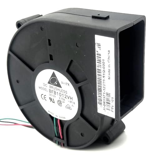 Roxvue BFB1012VH Turbogebläse 12 V Radialventilator für Aufzugslüftungsmotorantriebe Wärmeableitung von Roxvue