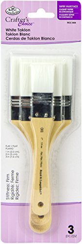 Royal Brush Manufacturing RCC 804 Pinsel, Weiß, 3 Stück, Einheitsgröße von Royal Brush Manufacturing