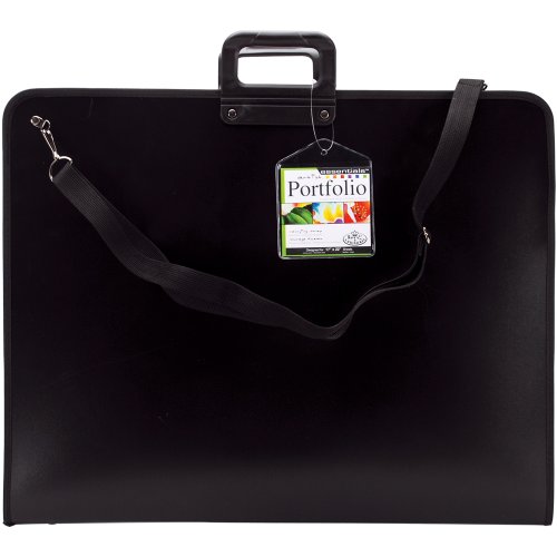 ROYAL BRUSH Portfolio, Nylon Transporttasche Zeichentasche, 43,2 x 55,9 cm, Schwarz von ROYAL BRUSH