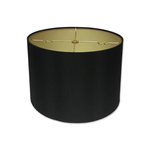 Royal Designs Lampenschirm, flaches Trommel, fester Rücken, Schwarz, 11 x 12 x 8.5 Royal Designs Lampenschirm, flaches Trommel, fester Rücken, Schwarz, 11 x 12 x 8.5 von Royal Designs, Inc.