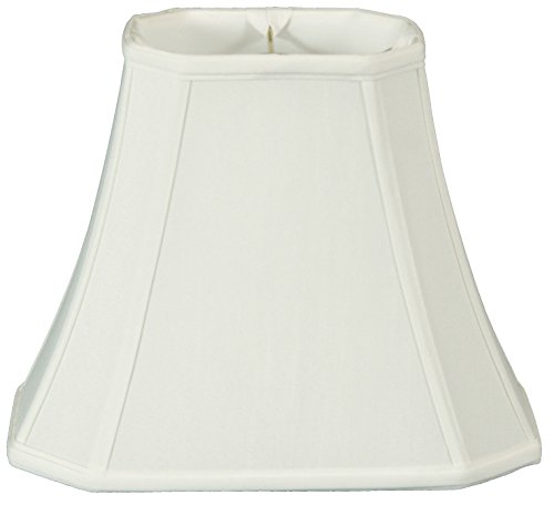 Royal Designs Lampenschirm, rechteckig, geschnitten, Weiß, 7 x 10 x 12,25 x 18 x 13,25 cm von Royal Designs, Inc
