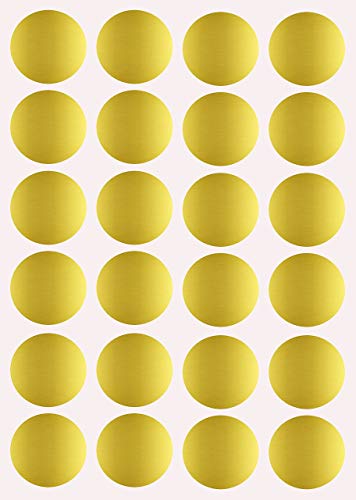 Aufkleber Metallic Gold 25 mm runde Punkt Sticker – Größe 2,5 cm Klebepunkte 360 von Royal Green Aufkleber Metallic Gold 25 mm runde Punkt Sticker – Größe 2,5 cm Klebepunkte 360 von Royal Green von Royal Green