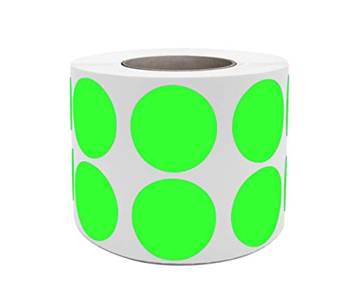 Aufkleber Neon Grün 19 mm Sticker – 1,9 cm Klebepunkte 1050 Stück von Royal Green Aufkleber Neon Grün 19 mm Sticker – 1,9 cm Klebepunkte 1050 Stück von Royal Green von Royal Green
