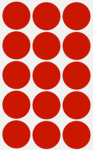 Aufkleber Rot 30 mm Sticker – 3 cm Etiketten 225 Stück von Royal Green Aufkleber Rot 30 mm Sticker – 3 cm Etiketten 225 Stück von Royal Green von Royal Green