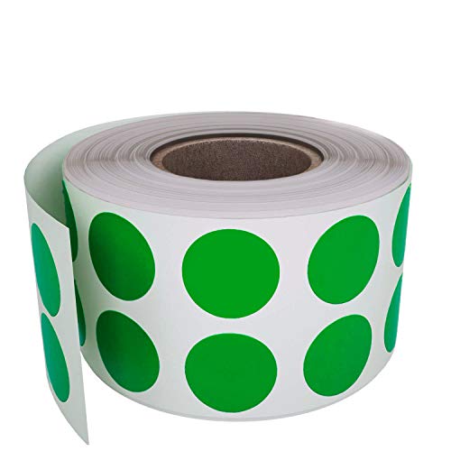 Etiketten Grün 13 mm runde Sticker – 1,3 cm Klebepunkte 1080 Stück von Royal Green von Royal Green