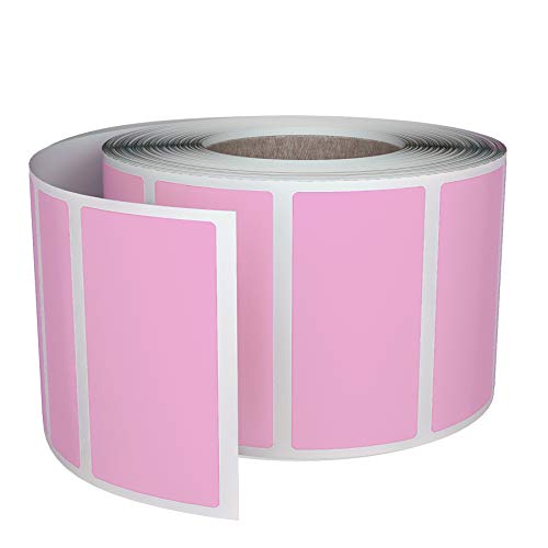 Etiketten Pastell Pink 40 x 19 mm Aufkleber – 4 x 1,9 cm Sticker 500 Stück von Royal Green von Royal Green