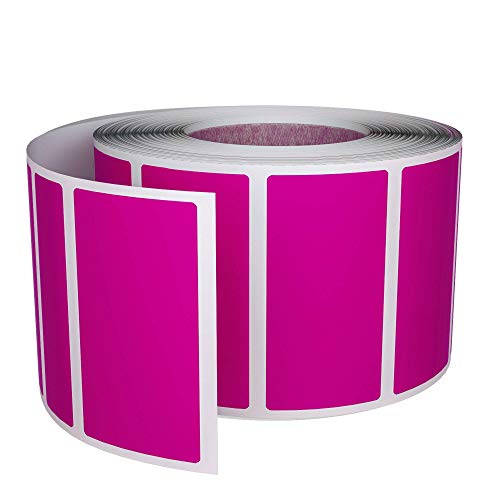 Etiketten Pink 40 x 19 mm Aufkleber – 4 x 1,9 cm Sticker 500 Stück von Royal Green von Royal Green