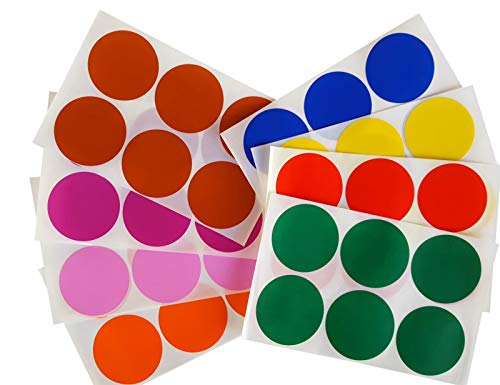 Farbcodierung Etiketten 50mm runde Umzugsaufkleber – in verschiedenen Farben Größe 5cm Durchmesser runde Punkte 768 Vorteilspack von Royal Green von Royal Green