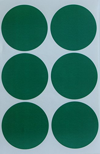 Klebepunkte Grün 50 mm runde Aufkleber – 5 cm Sticker 180 Stück von Royal Green von Royal Green