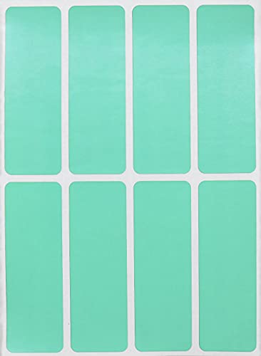Royal Green Rechteckige Aufkleber - Farbcodierte, Beschriftbare Etiketten für Organisation, Umzug und Versand - 7,6 x 2,5 cm - Für Zuhause, Büro und Schulprojekte von Royal Green