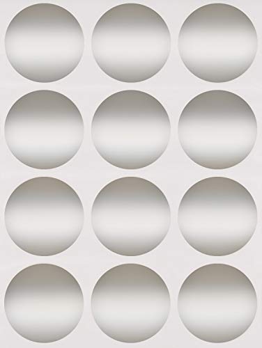 Royal Green Aufkleber Silber 38 mm runde Sticker – 1,5 Zoll Klebepunkte im 180 Pack Royal Green Aufkleber Silber 38 mm runde Sticker – 1,5 Zoll Klebepunkte im 180 Pack von Royal Green