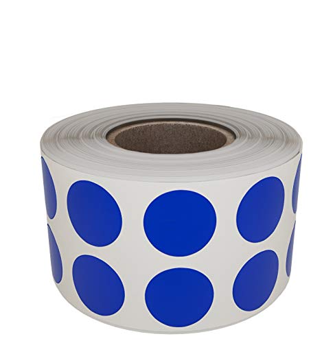 Sticker Blau 13 mm runde Etiketten – 1,3 cm Klebepunkte 1080 Stück von Royal Green von Royal Green