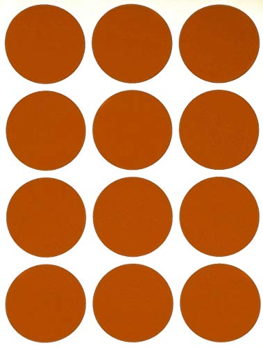 Sticker Braun 38 mm Aufkleber – Etiketten zur Farbcodierung Größe 3,8 cm Klebepunkte 180 Vorteilspack von Royal Green von Royal Green