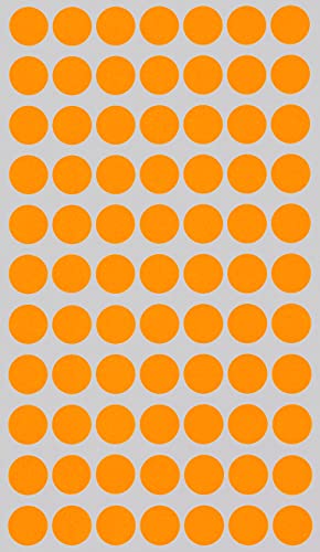 Sticker Neon Orange 15 mm runde Etiketten – 1,5 cm Aufkleber 1540 Stück von Royal Green Sticker Neon Orange 15 mm runde Etiketten – 1,5 cm Aufkleber 1540 Stück von Royal Green von Royal Green
