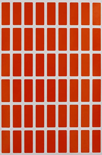 Sticker Orange 25 mm x 10 mm rechteckige Aufkleber – 2,5 cm x 1 cm viereckige Etiketten 810 Stück von Royal Green Sticker Orange 25 mm x 10 mm rechteckige Aufkleber – 2,5 cm x 1 cm viereckige Etiketten 810 Stück von Royal Green von Royal Green