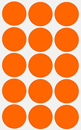 Sticker Orange 30 mm Etiketten – 3 cm Aufkleber 75 Stück von Royal Green Sticker Orange 30 mm Etiketten – 3 cm Aufkleber 75 Stück von Royal Green von Royal Green