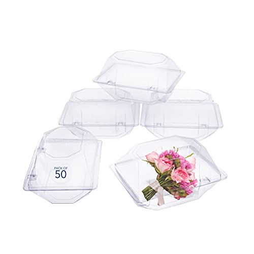 Royal Imports Kunststoff-Blumenfeld für den Blumenstrauß oder Hochzeit Boutonniere BO x (6 x 5 x 4) Claro von Royal Imports